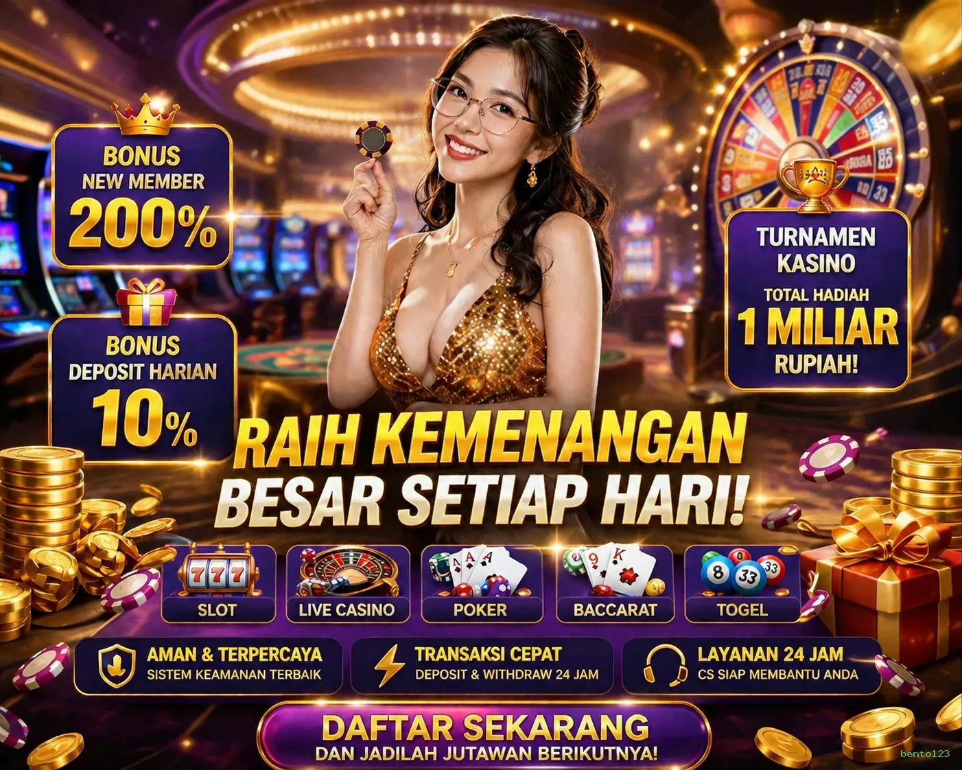 Ikon aplikasi bento123 resmi